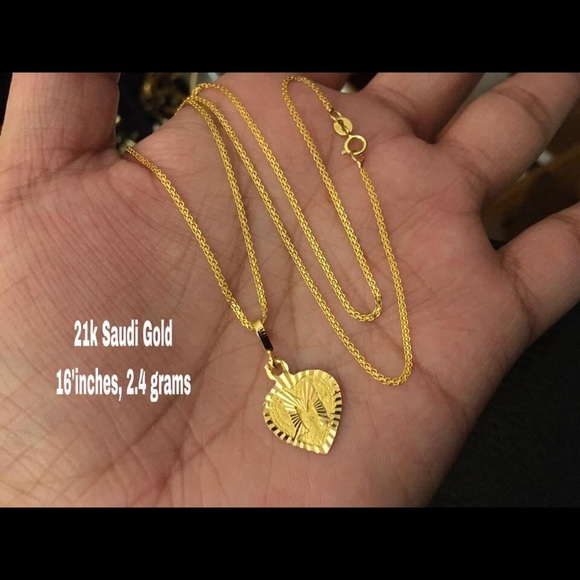 21k Real Gold Necklace